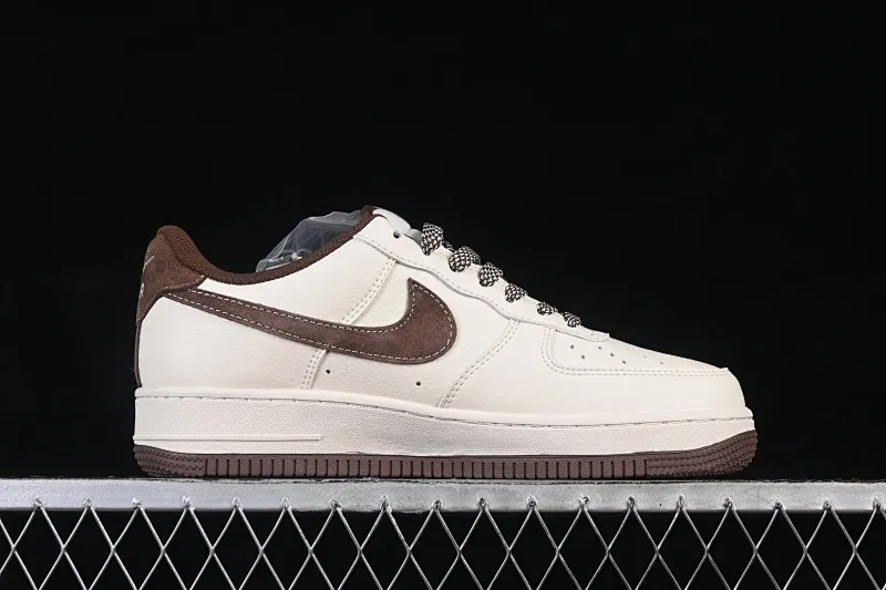 All categories Nk Air Force 1 Air Force series Nk Air Force 1 Low Air Force low top Nike Air Force 1'07 Low Ghostface joint white brown suede Air Force 1 low top casual sneakers XD9314-614